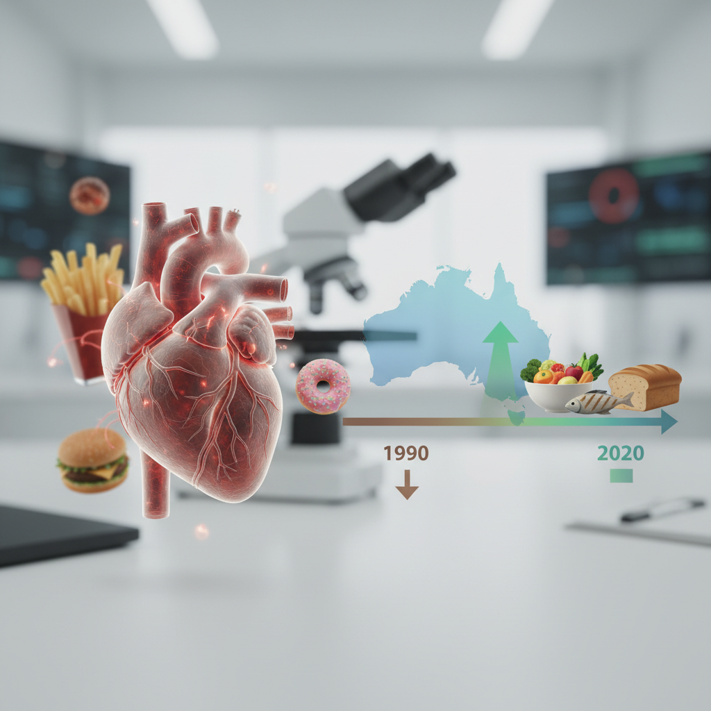 Dieta ruim continua ligada ao risco cardíaco — mas dados da Austrália sugerem avanços graduais na qualidade alimentar