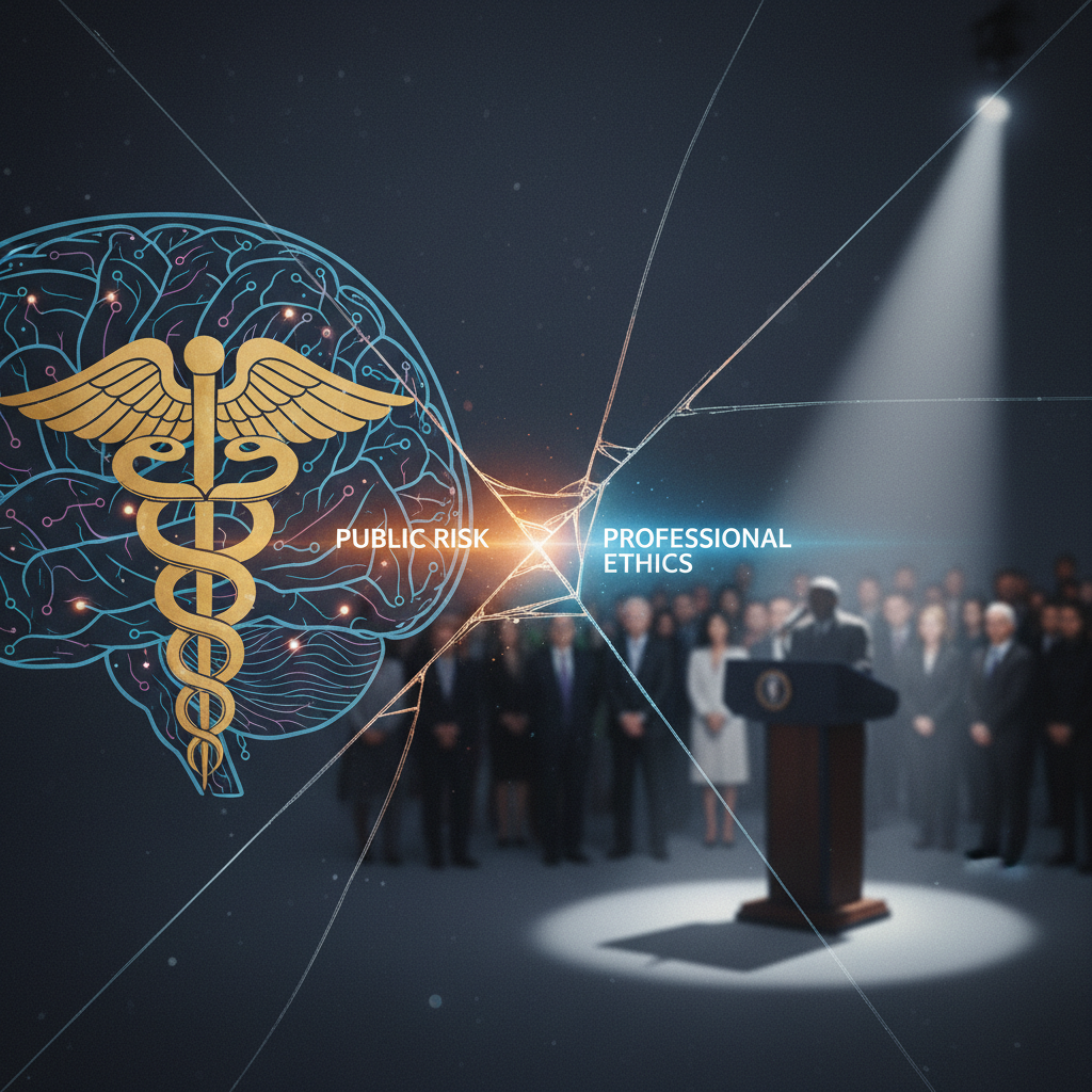 Médicos podem falar sobre a saúde mental de um presidente? O debate real não é diagnóstico — é sobre ética, risco público e limites profissionais